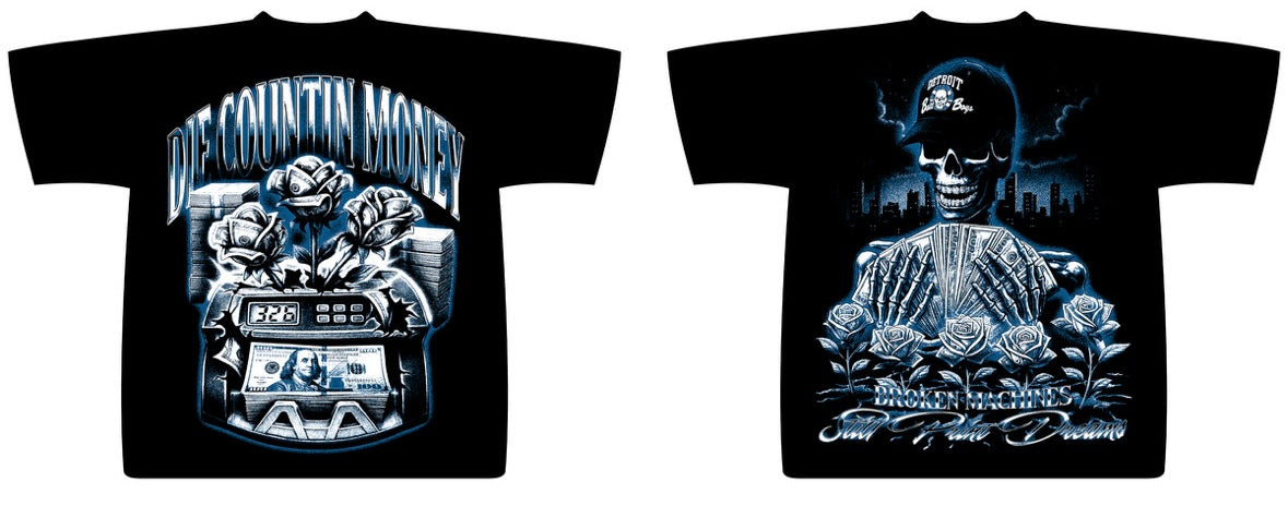 Money Machine Roses Tee